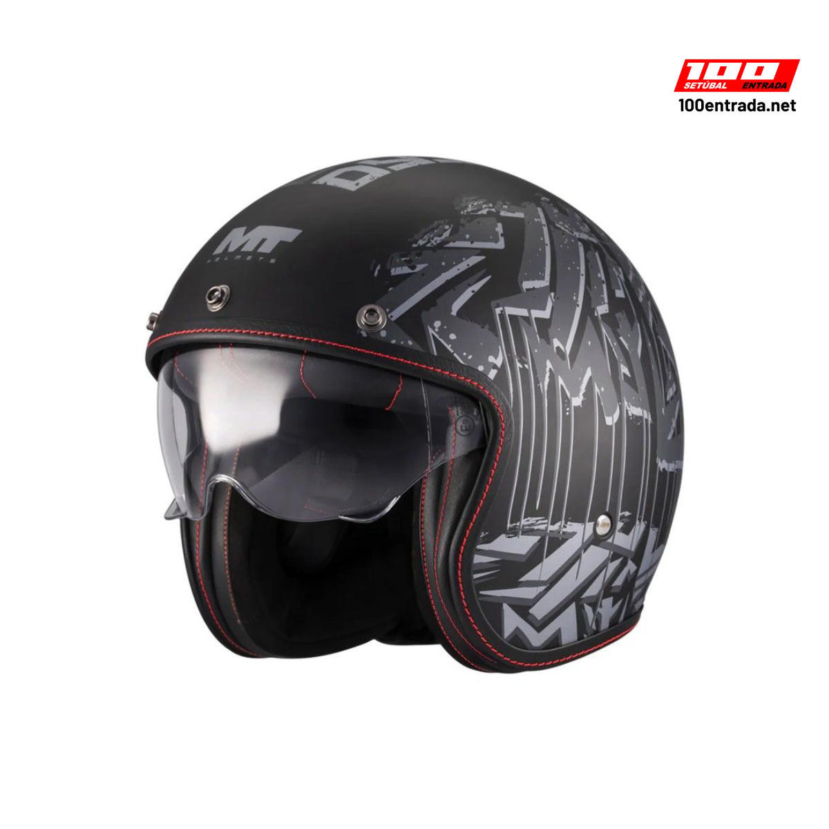 100entrada.net - Comprar capacetes de moto online - MT LE MANS 2 SV S DYSTOPIC (ECE22.06)