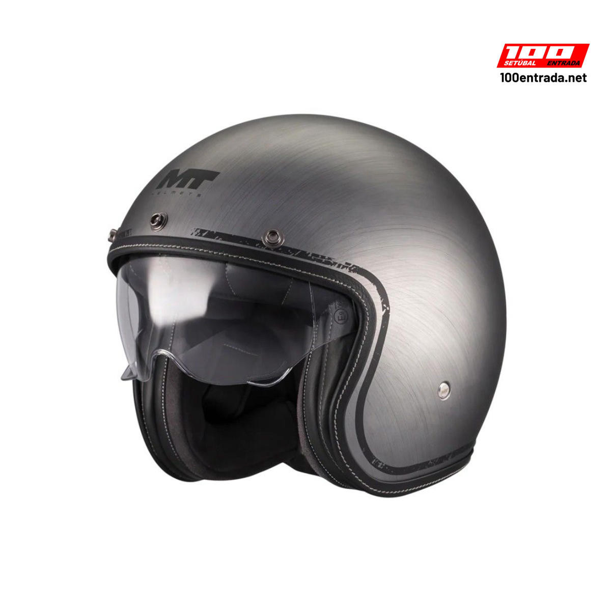 100entrada.net - Comprar capacetes de moto online - MT LE MANS 2 SV S BRUSHED (ECE22.06)