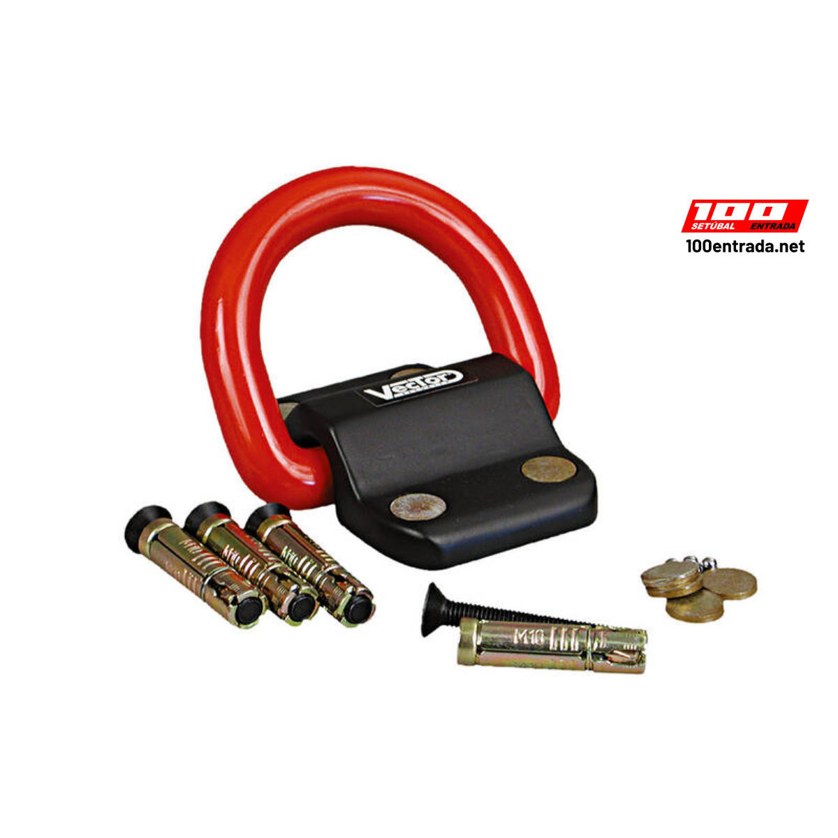 100entrada.net -Comprar botas para andar de moto online - Âncora anti-roubo VECTOR Compact Block - Ø22mm
