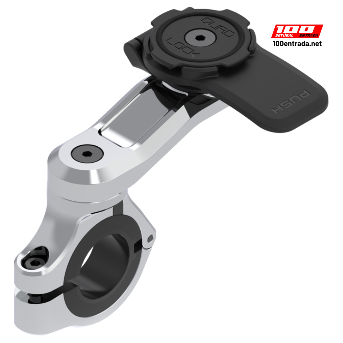 100entrada.net -Comprar botas para andar de moto online -Suporte smartphone para guiador QUAD LOCK Pro Chrome