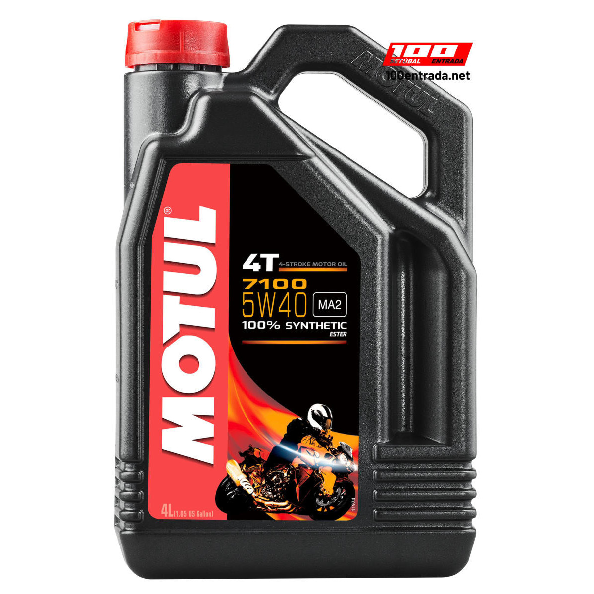100entrada.net -Comprar botas para andar de moto online - MOTUL 7100 5W40 4T 4 L