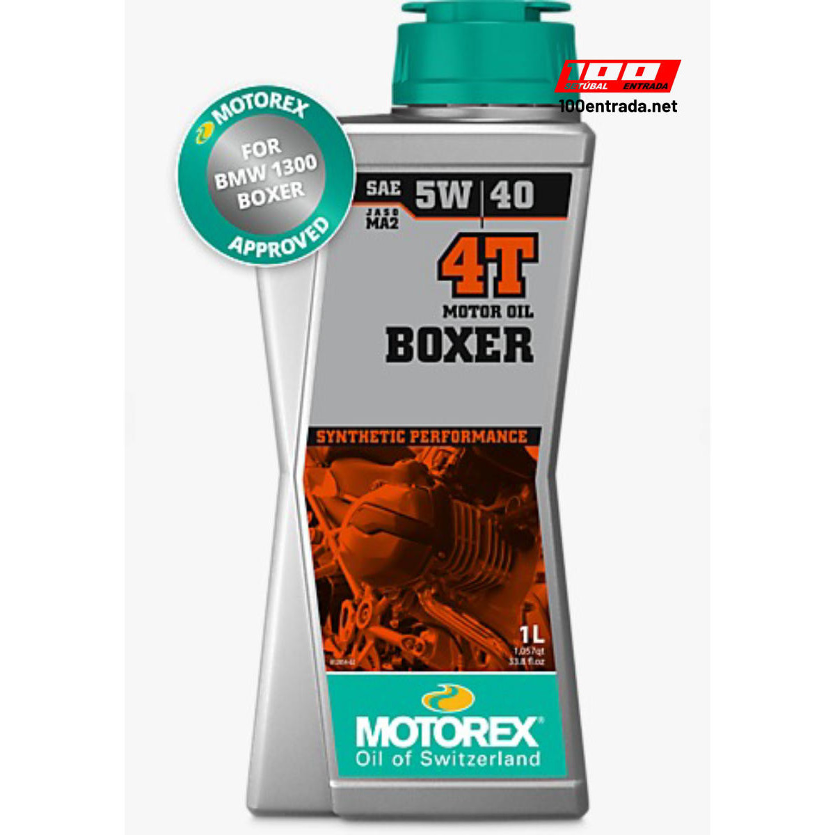 100entrada.net - Comprar online óleos e lubrificantes Motorex - OLEO 4T BOXER BMW 5W/40 1L