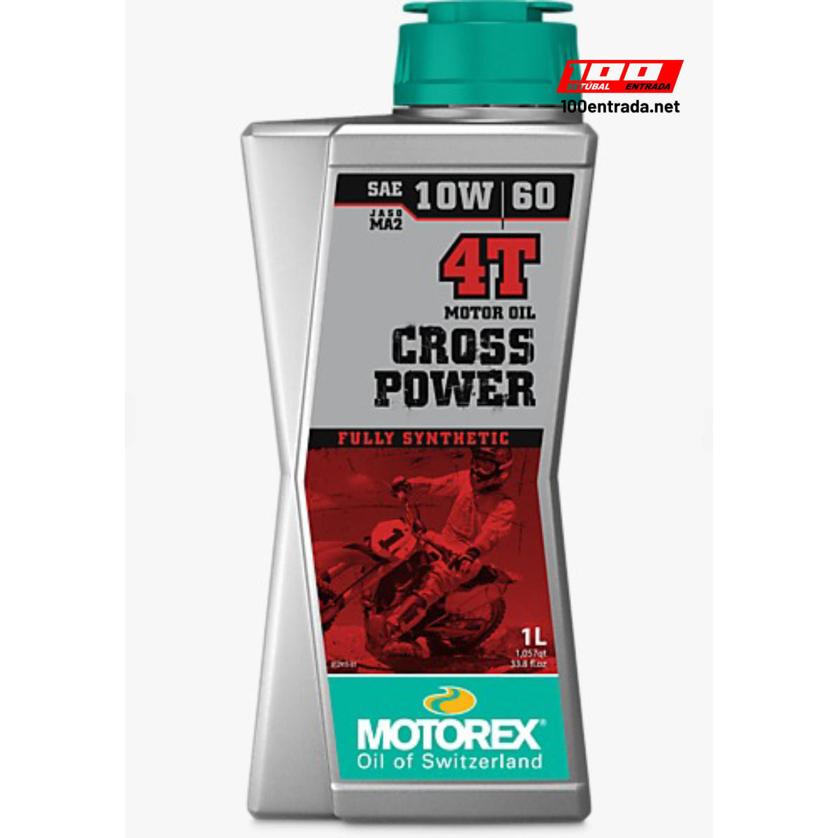 100entrada.net - Comprar online óleos e lubrificantes Motorex - OLEO 4T CROSS POWER 10W/60 (1L/4L)