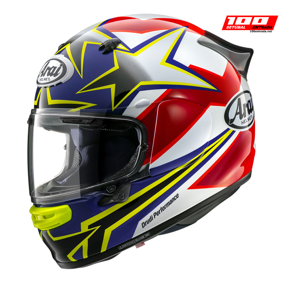 100entrada.net - Capacete Arai Quantic Stars and stripes - Loja online - Setúbal