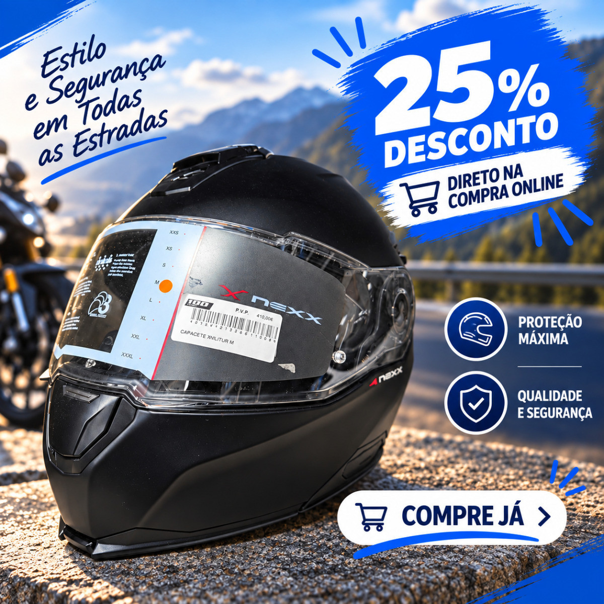 100entrada.net - Capacete Nexx X.Vilitur