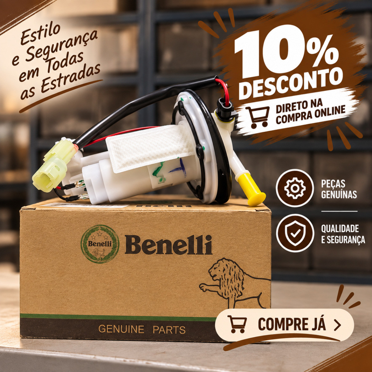 100entrada.net - Bomba de combustível Benelli TRK 502