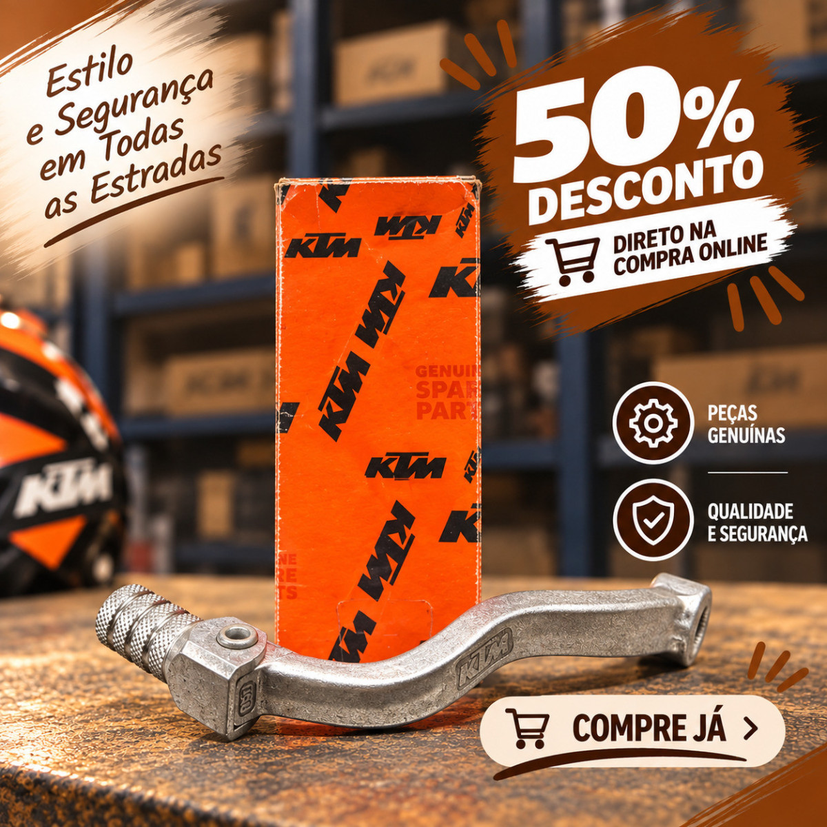 100entrada.net - Seletor de mudanças KTM CPL 250/300
