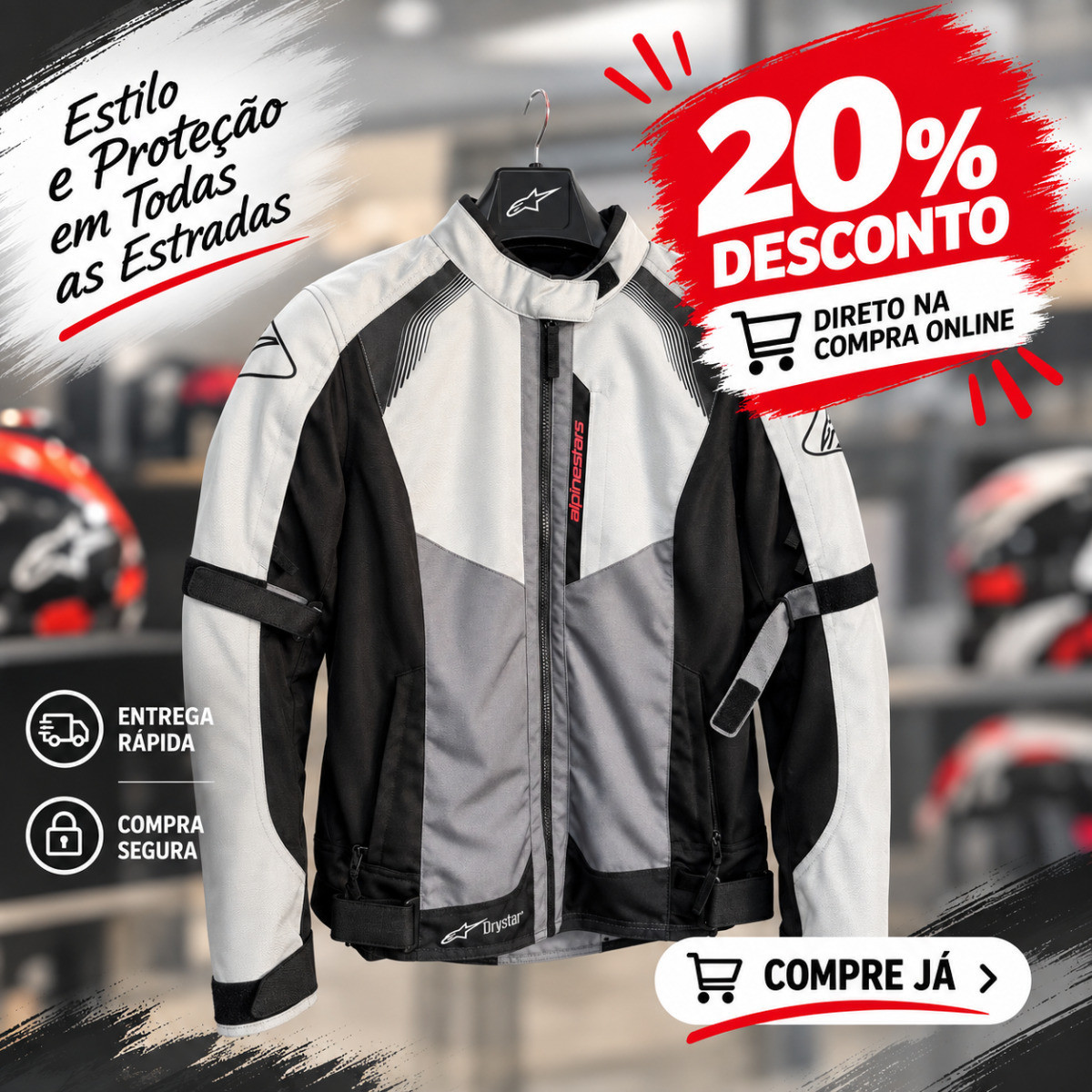 100entrada.net - Casaco Alpinestars Stella Headlands Drystar
