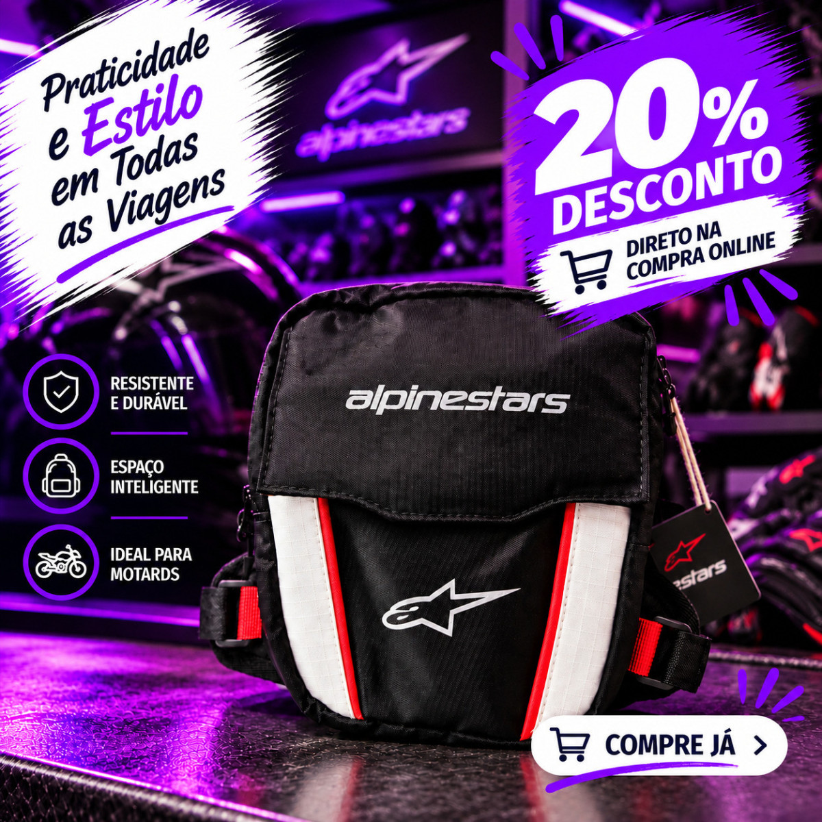 100entrada.net - Alpinestars Bolsa De Perna