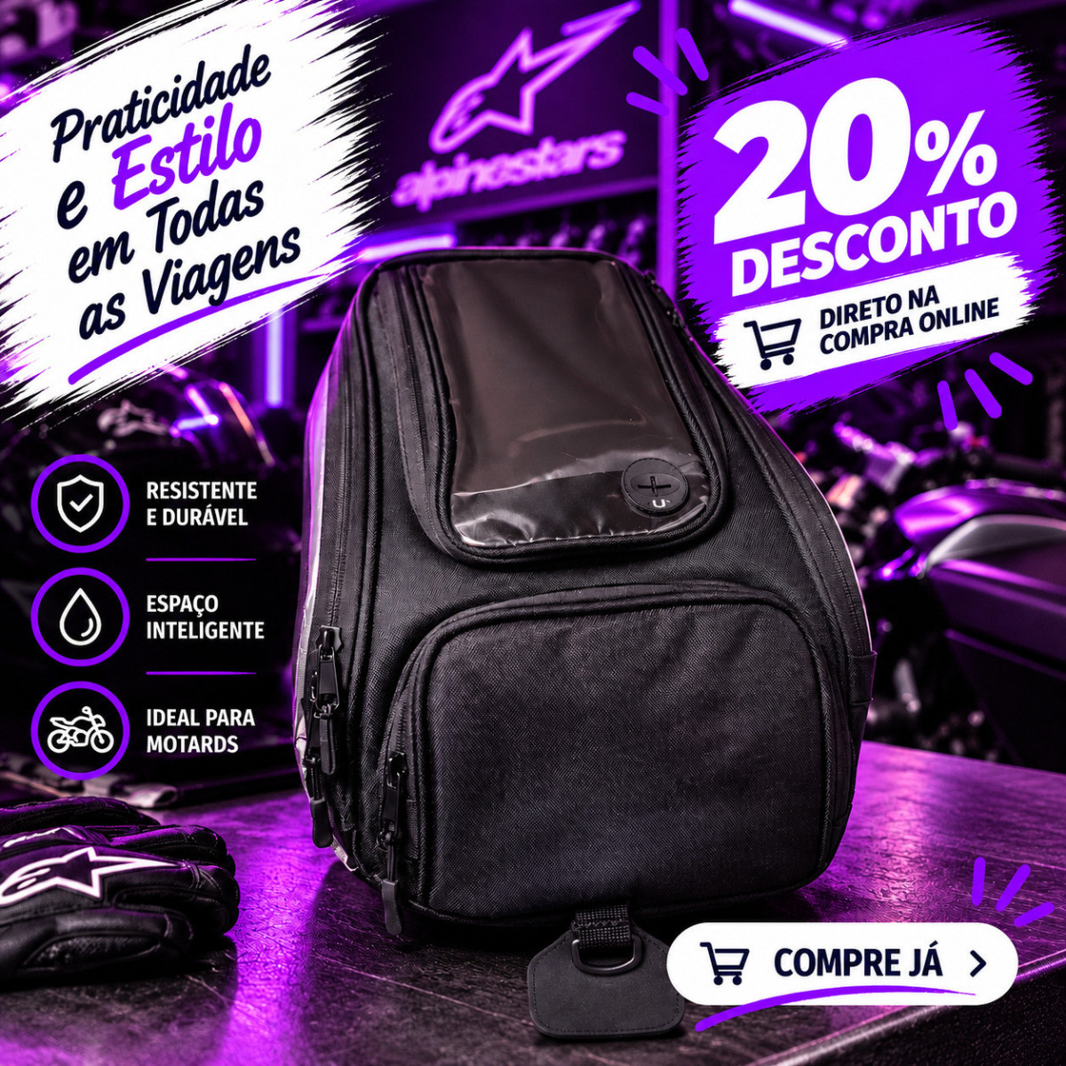100entrada.net - Bolsa para depósito