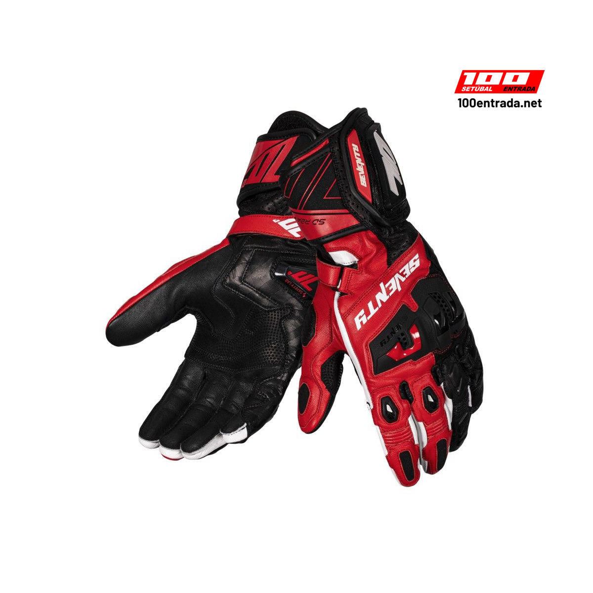 100entrada.net - Comprar luvas de moto online - SEVENTY LUVAS PELE VERAO SD-R24 PISTA